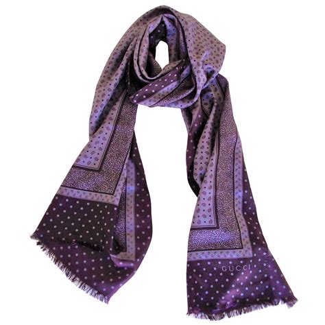 gucci purple scarf|gucci silk bandana.